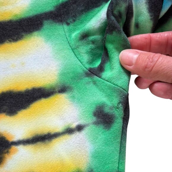 The Simpsons Tie Dye Skeletons on Couch Graphic Hoodie Kangaroo Pocket Men’s XL - Picture 6 of 10